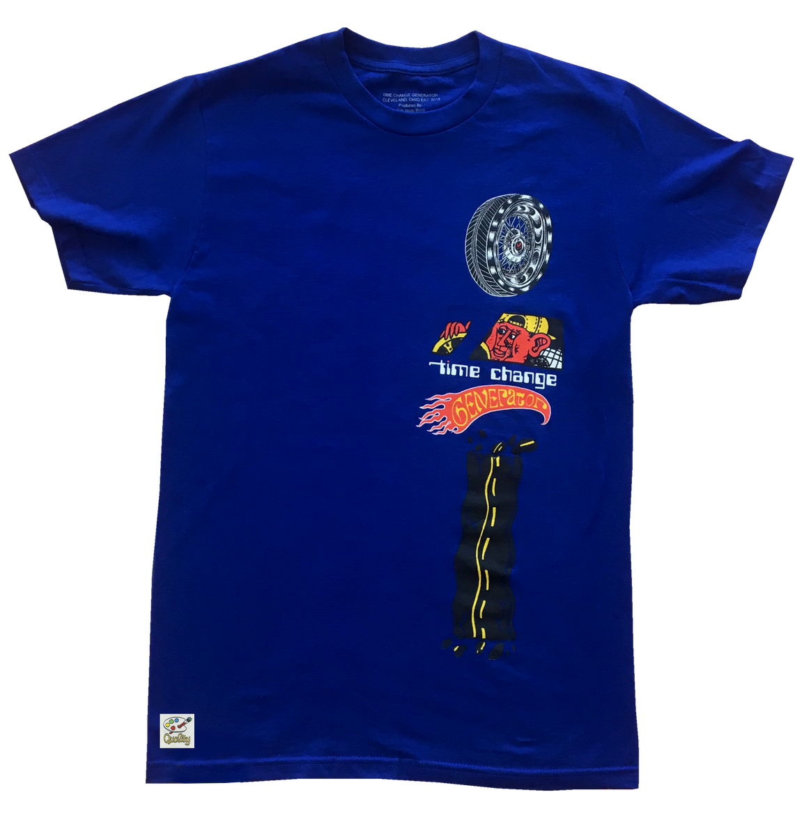 Time Change Generator Roadster TShirt Flower Skate Shop