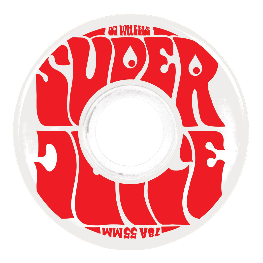 OJ Super Juice Mini 55mm Wheels White 78a