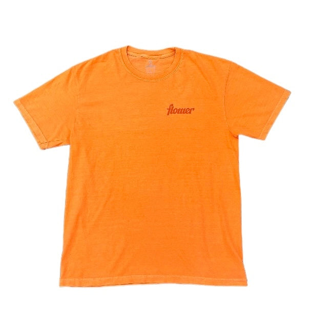 Flower F-it T-shirt washed orange