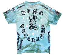 Load image into Gallery viewer, Time Change Generator Beast Garden T-shirt Teal
