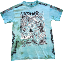 Load image into Gallery viewer, Time Change Generator Beast Garden T-shirt Teal
