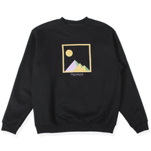 Load image into Gallery viewer, Theories Giza Applique Crewneck Sweatshirt Black
