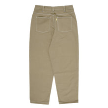 Load image into Gallery viewer, Theories Plaza Jeans Khaki Contrast Stitch
