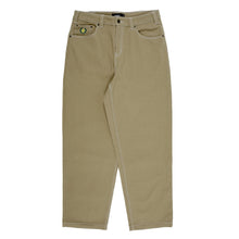 Load image into Gallery viewer, Theories Plaza Jeans Khaki Contrast Stitch
