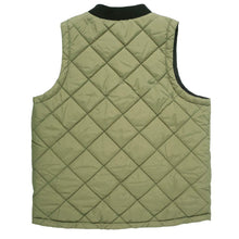 Load image into Gallery viewer, Theories Newton Quilted Reversible Vest Sage/Black
