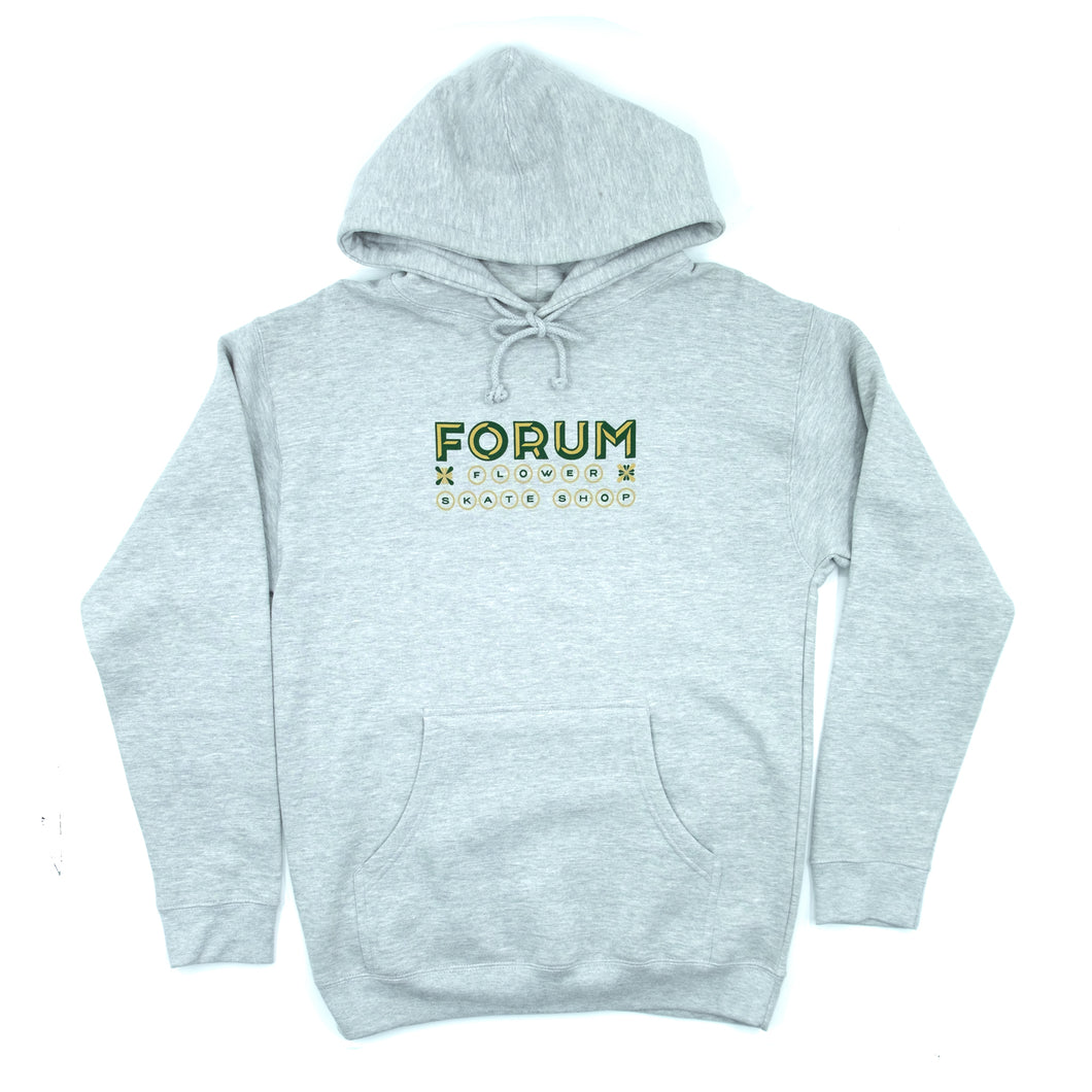 Flower x forum hoodie grey
