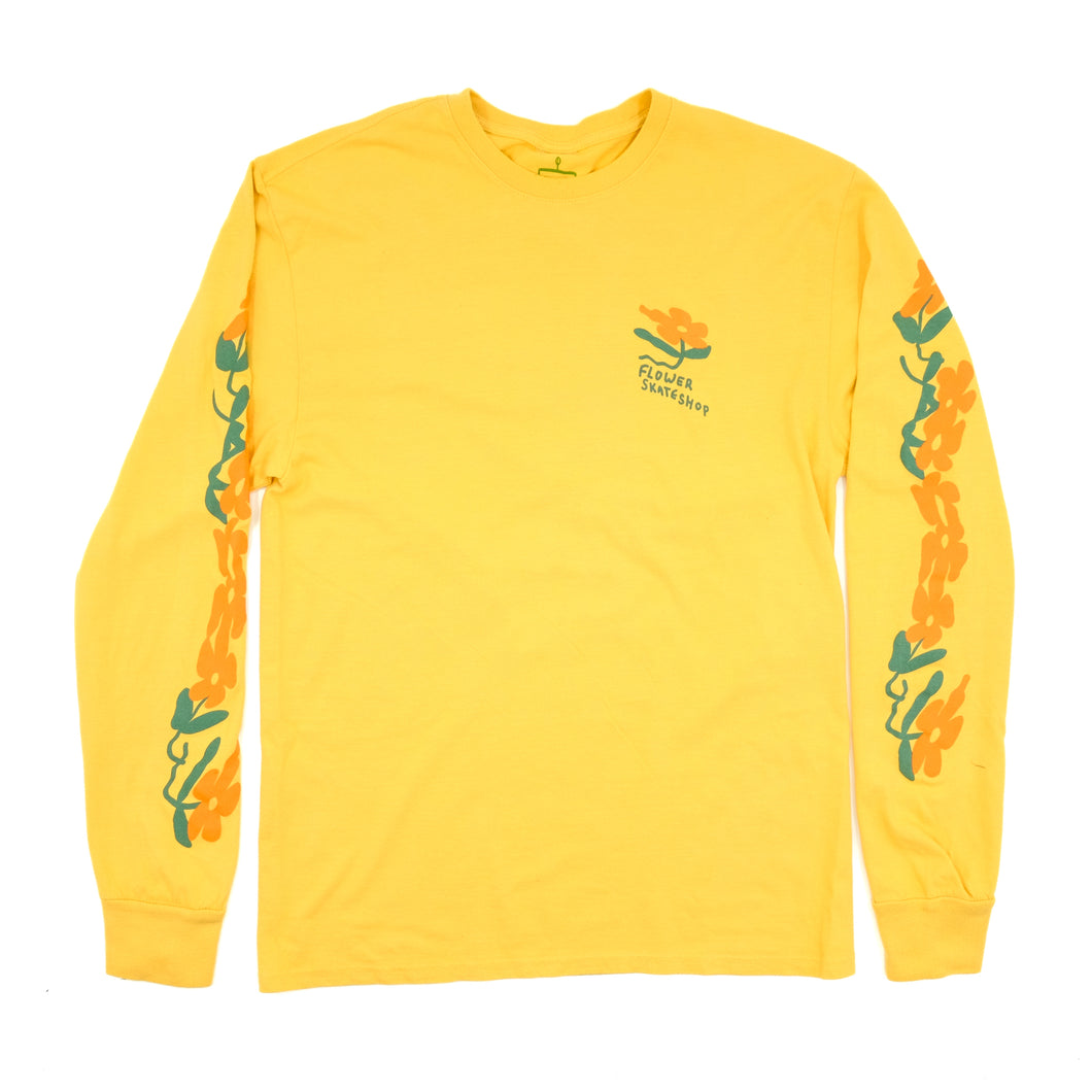 Flower Fragile Movers L-Sleeve Yellow