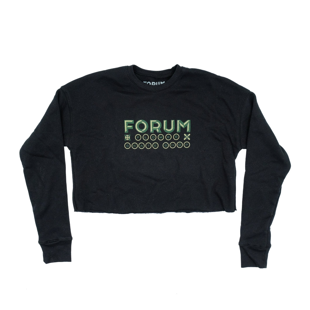 Flower x Forum Crop Top Sweatshirt