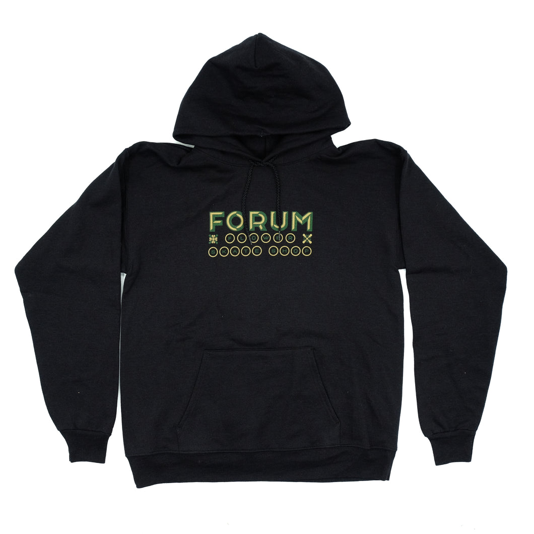 Flower x forum hoodie black