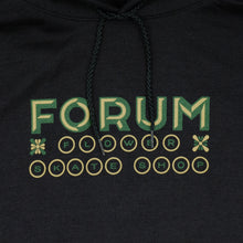 Load image into Gallery viewer, Flower x forum hoodie black
